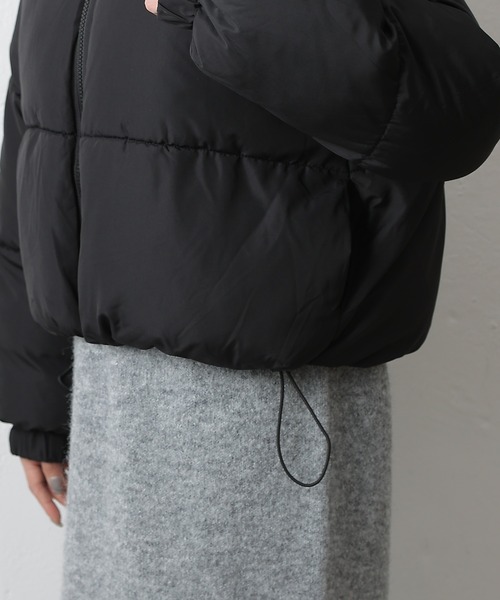 COLONY 2139(コロニートゥーワンスリーナイン)の「中綿ショートブルゾン(ダウンジャケット/コート・レディース・ブラック/モカ・FREE)」の17枚目の写真