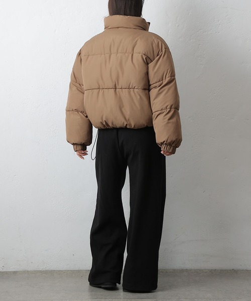 COLONY 2139(コロニートゥーワンスリーナイン)の「中綿ショートブルゾン(ダウンジャケット/コート・レディース・ブラック/モカ・FREE)」の18枚目の写真