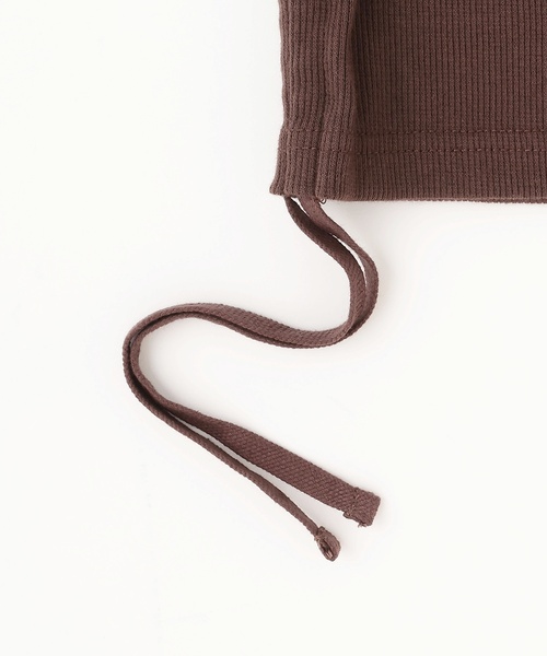 LOVETOXIC（ラブトキシック）の「テレコドロスト長袖Tシャツ（Tシャツ/カットソー・キッズ・ブラウン/エンジ/オフホワイト/ブラック・S:140cm/M:150cm/L:160cm/130cm）」の15枚目の写真