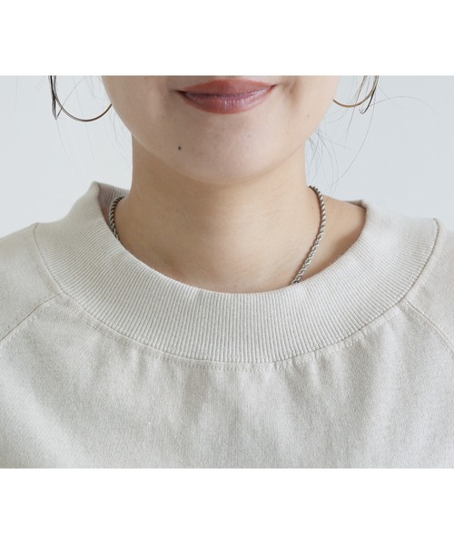 reca（レカ）の「バック刺繍ロゴBIGプルオーバー（Tシャツ/カットソー・レディース・ベージュ/ブラウン/ブラック/グレー系その他/チャコールグレー/グレー系その他2/ラベンダー/ネイビー・FREE）」の9枚目の写真
