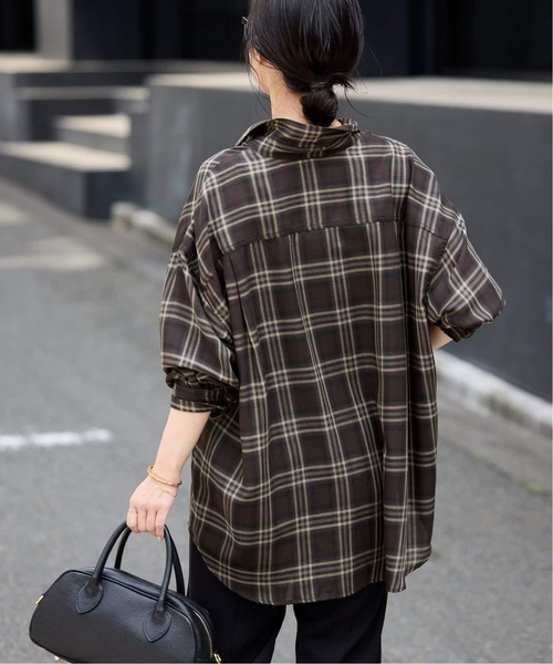 WEB・一部店舗限定/追加2》ビエラチェックルーズシャツ（シャツ