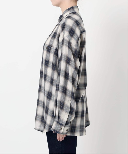 WEB・一部店舗限定/追加2》ビエラチェックルーズシャツ（シャツ