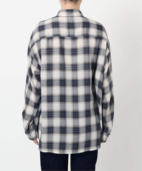 WEB・一部店舗限定/追加2》ビエラチェックルーズシャツ（シャツ