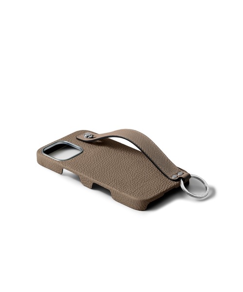 iPhone 17)ハンドル付き バックカバーケース シュリンクレザー