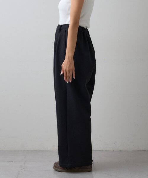 CIAOPANIC TYPY(チャオパニックティピー)の「【UNISEX】スラックス見え/あったかワイドスウェットパンツ(その他パンツ・レディース・ブラック/グレー/ブラウン・MEDIUM/LARGE)」の12枚目の写真