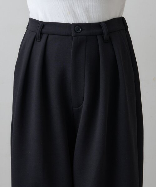 CIAOPANIC TYPY(チャオパニックティピー)の「【UNISEX】スラックス見え/あったかワイドスウェットパンツ(その他パンツ・レディース・ブラック/グレー/ブラウン・MEDIUM/LARGE)」の14枚目の写真