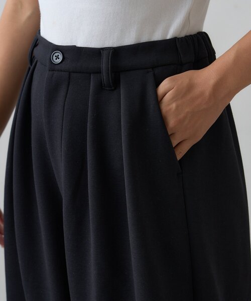 CIAOPANIC TYPY(チャオパニックティピー)の「【UNISEX】スラックス見え/あったかワイドスウェットパンツ(その他パンツ・レディース・ブラック/グレー/ブラウン・MEDIUM/LARGE)」の15枚目の写真