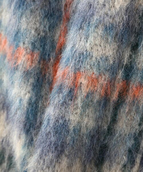 human woman(ヒューマンウーマン)の「◆シャギーチェックベイカーAラインスカート(スカート・レディース・ブルー系その他3・MEDIUM)」の10枚目の写真