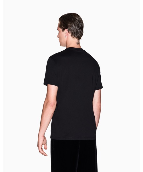 ARMANI EXCHANGE(アルマーニエクスチェンジ)の「【A|X アルマーニ エクスチェンジ】AXロゴ 半袖クルーネックTシャツ/SLIM(Tシャツ/カットソー・メンズ・オフホワイト/ブラック・LARGE/MEDIUM/SMALL/X-LARGE/X-SMALL/XX-LARGE)」の10枚目の写真
