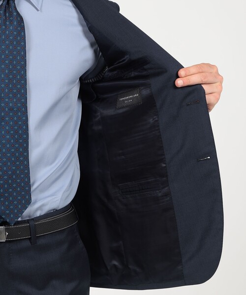 TOMORROWLAND （トゥモローランド）の「ウール シングルブレステッド 2Bスーツ TROFEO E.Zegna（スーツセット・メンズ・ブラウン系その他/グレー系その他/ブルー系その他・52/48/46/50/54/44）」の9枚目の写真