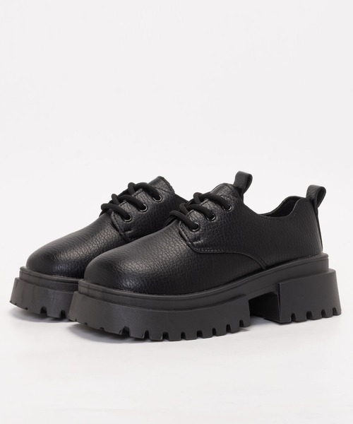 SVEC（シュベック）の「3ホール オックスフォードシューズ / 厚底（ドレスシューズ・レディース・ホワイト/ブラック・36/37/38/39/40/35）」の5枚目の写真