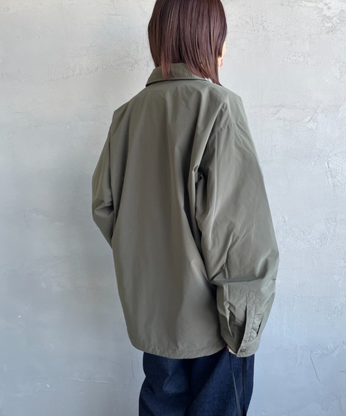 DANTON（ダントン）の「[DANTON/ダントン] ピーチタフタ 中綿入り コーチジャケット（その他アウター・レディース・ベージュ/ネイビー/オリーブ・38/40/42）」の19枚目の写真