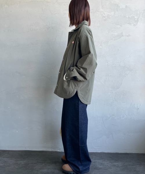 DANTON（ダントン）の「[DANTON/ダントン] ピーチタフタ 中綿入り コーチジャケット（その他アウター・レディース・ベージュ/ネイビー/オリーブ・38/40/42）」の21枚目の写真