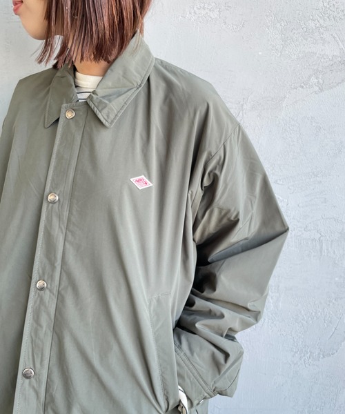 DANTON（ダントン）の「[DANTON/ダントン] ピーチタフタ 中綿入り コーチジャケット（その他アウター・レディース・ベージュ/ネイビー/オリーブ・38/40/42）」の13枚目の写真