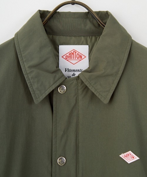 DANTON（ダントン）の「[DANTON/ダントン] ピーチタフタ 中綿入り コーチジャケット（その他アウター・レディース・ベージュ/ネイビー/オリーブ・38/40/42）」の7枚目の写真