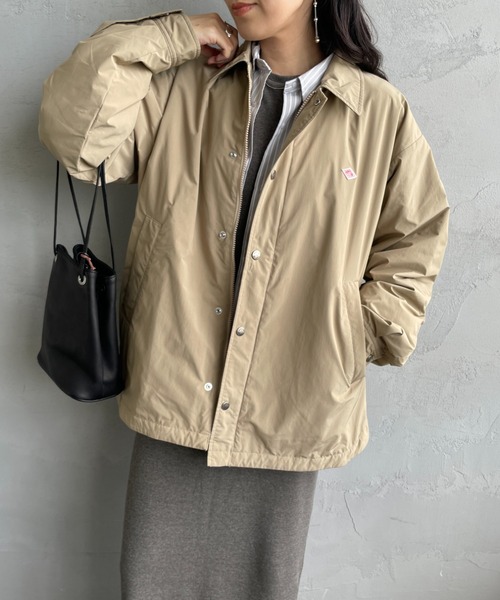 ※ あいうえお 　DANTON ダントン 中綿入り コーチジャケット 楽天市場】DANTON ダントン 中綿入り コーチジャケット DT-A0525