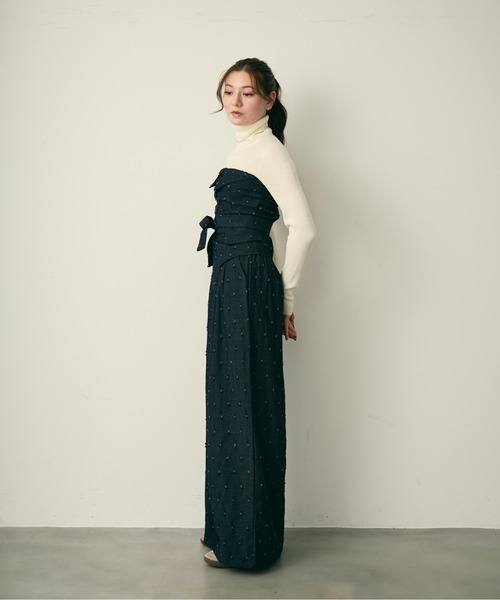 Lunea（ルネア）の「ドットデザインセットアップ（セットアップ・レディース・ネイビー/ブラウン・L/M）」の22枚目の写真