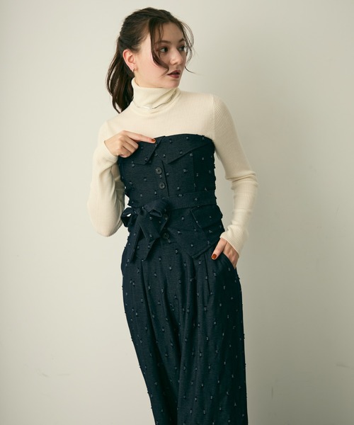 Lunea（ルネア）の「ドットデザインセットアップ（セットアップ・レディース・ネイビー/ブラウン・L/M）」の16枚目の写真