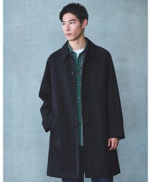 green label relaxing(グリーンレーベルリラクシング)のナイロン ツイル ステンカラーコート -撥水-(ステンカラーコート)