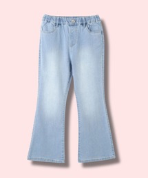 NAVY（ネイビー）の「NAVY のびるモン デニムストレッチフレアギャザーパンツ（デニムパンツ）」