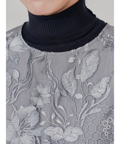 TEVALT(ヴァレット)の「ベルト付レーストップス(Tシャツ/カットソー・レディース・ブラウン/ライトグレー・38)」の20枚目の写真