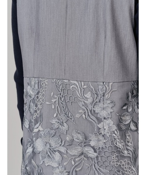 TEVALT(ヴァレット)の「ベルト付レーストップス(Tシャツ/カットソー・レディース・ブラウン/ライトグレー・38)」の13枚目の写真