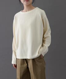 FORK&SPOON | FORK&SPOON　ストライプモールボートネックプルオーバー(Tシャツ/カットソー)