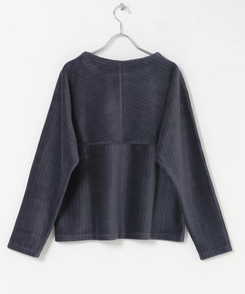 FORK&SPOON（フォークアンドスプーン）の「FORK&SPOON　ストライプモールボートネックプルオーバー（Tシャツ/カットソー・レディース・ベージュ/ネイビー/アイボリー・1）」の20枚目の写真