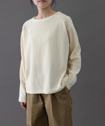 FORK&SPOON | FORK&SPOON　ストライプモールボートネックプルオーバー(Tシャツ/カットソー)