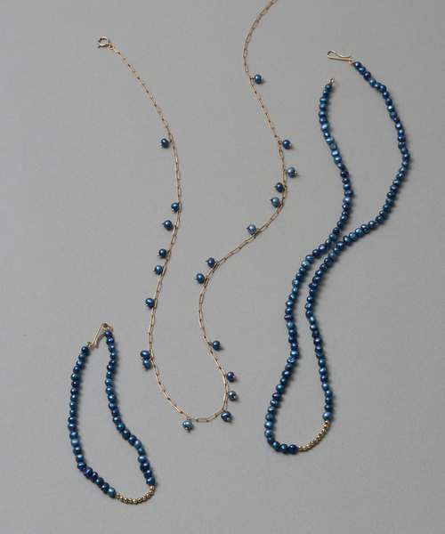 Lilas インディゴパール　ネックレス 缶付き　spick&span Lilas】「インディゴパール」NEWコレクション発売！｜Lilas