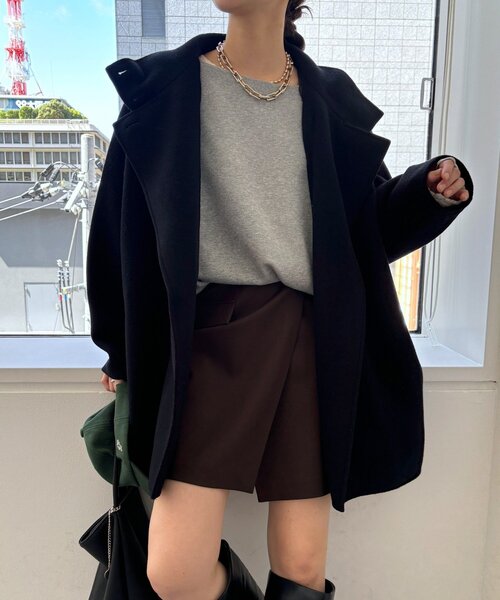 DouDou（ドゥドゥ）の「ダブルフェイスドルマンコート（その他アウター