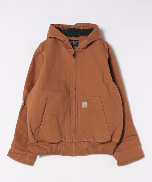 Carhartt(カーハート)の「Carhartt / カーハート / Loose Fit Washed Duck Insulated Active Jac / CRHTT-J130(ブルゾン・レディース・ブラック/ブラウン・LARGE/X-LARGE)」の6枚目の写真