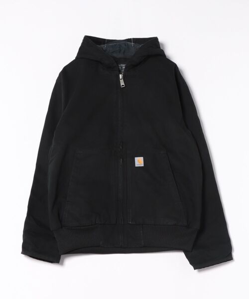 Carhartt(カーハート)の「Carhartt / カーハート / Loose Fit Washed Duck Insulated Active Jac / CRHTT-J130(ブルゾン・レディース・ブラック/ブラウン・LARGE/X-LARGE)」の7枚目の写真