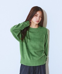 JEANASIS | アンゴラセミシャギークルーネックプルオーバー/603978(ニット/セーター)