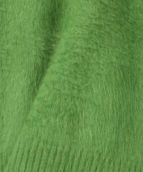 JEANASIS（ジーナシス）の「アンゴラセミシャギークルーネックプルオーバー/603978（ニット/セーター・レディース・ネイビー/グレー/グリーン・FREE）」の12枚目の写真