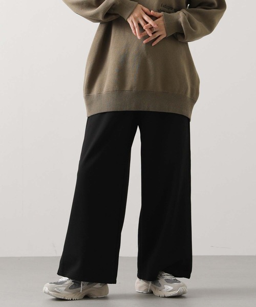 Gready Brilliant(グレディブリリアン)の「サイドピンタックカットワイド(その他パンツ・レディース・ブラック/ブラウン・FREE)」の7枚目の写真