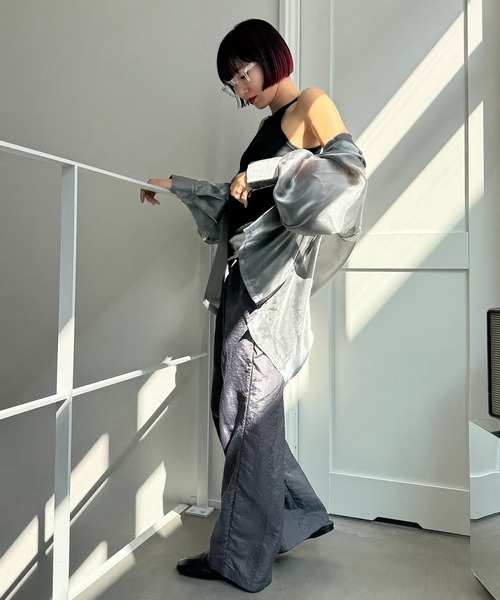CFT.（シフト）の「リンクルラフパンツ（その他パンツ・レディース・グレー/オフホワイト/ブラック・FREE）」の16枚目の写真