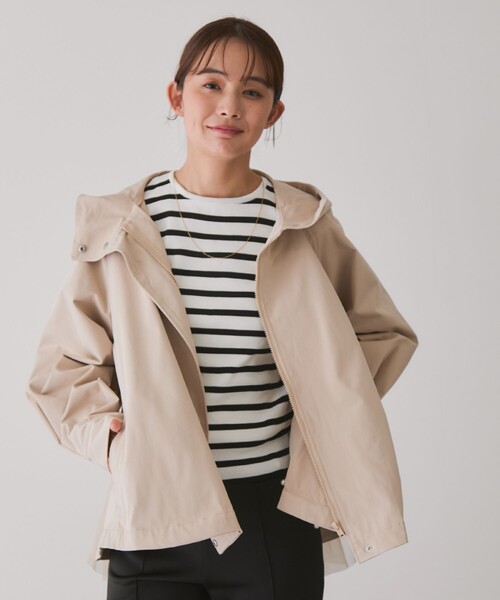 Jayro(ジャイロ)の「バックチュールマンパ(その他アウター・レディース・ベージュ/ネイビー/オフホワイト・M)」の15枚目の写真