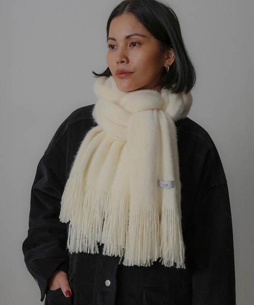 セール】アクアミノ ラッセルミンク起毛 マフラー（マフラー）｜Floran