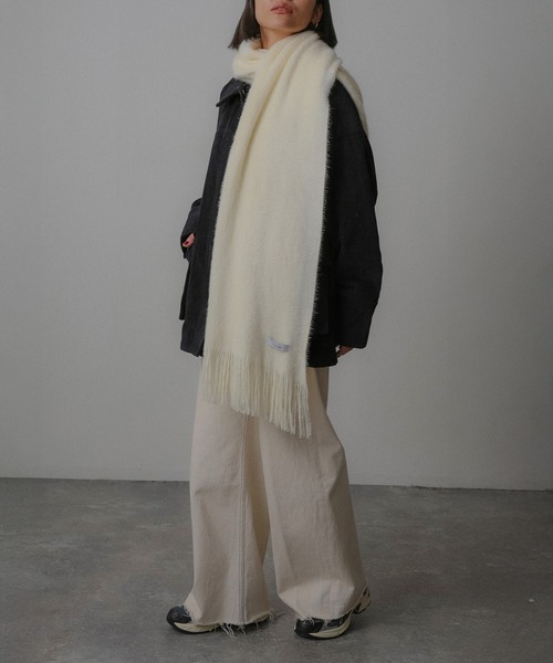 セール】アクアミノ ラッセルミンク起毛 マフラー（マフラー）｜Floran