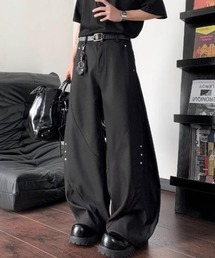 lilful（リルフル）の「バルーンカーブシルエットスタッズスラックス（スラックス）」