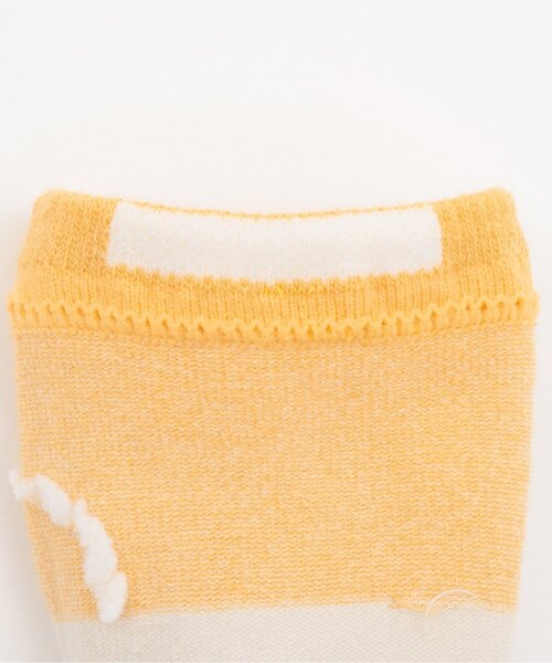 kladskap(クレードスコープ)の「【人気商品再入荷】【直営店で取り扱い無し】空と電車の旅クルーソックス(ソックス/靴下・キッズ・マスタード/ブルーグリーン・S(13-15cm))」の8枚目の写真