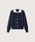 LA POMME petit�i���|�~�E�v�`�j�́uPearl Button Sweet Rib Cardigan�i�J�[�f�B�K��/�{�����j�v�b�l�C�r�[