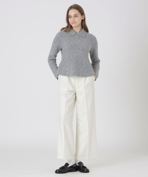 BLUE LABEL CRESTBRIDGE(ブルーレーベルクレストブリッジ)の「ラメスパンコールニット(ニット/セーター・レディース・ベージュ/グレー系その他・38)」の12枚目の写真