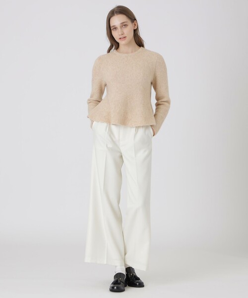 BLUE LABEL CRESTBRIDGE(ブルーレーベルクレストブリッジ)の「ラメスパンコールニット(ニット/セーター・レディース・ベージュ/グレー系その他・38)」の7枚目の写真