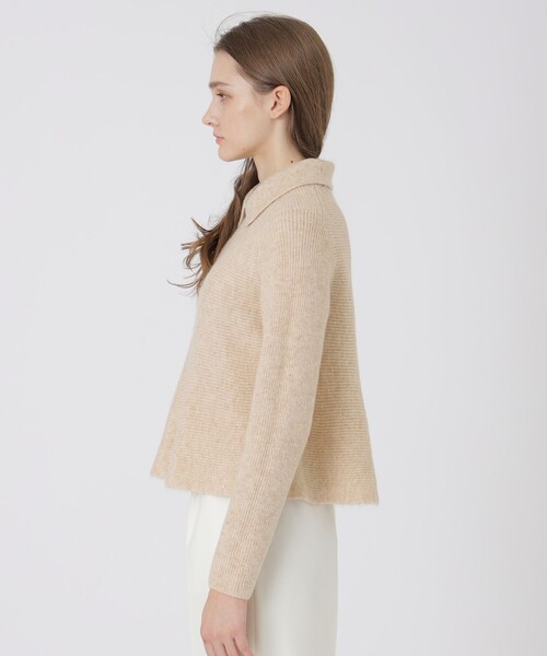 BLUE LABEL CRESTBRIDGE(ブルーレーベルクレストブリッジ)の「ラメスパンコールニット(ニット/セーター・レディース・ベージュ/グレー系その他・38)」の8枚目の写真