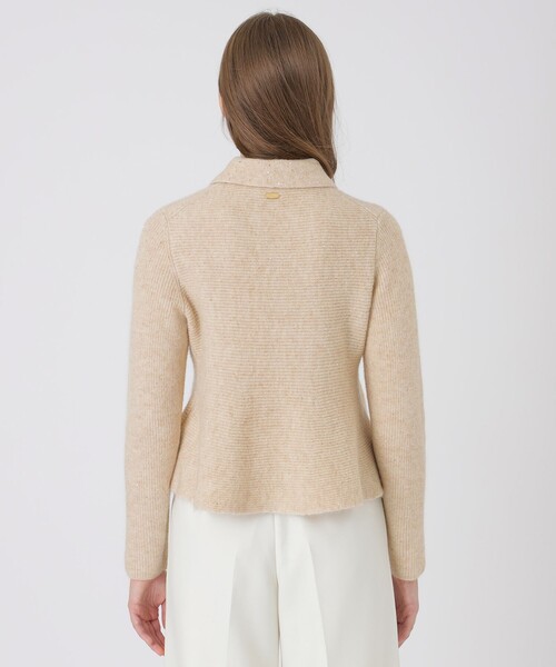 BLUE LABEL CRESTBRIDGE(ブルーレーベルクレストブリッジ)の「ラメスパンコールニット(ニット/セーター・レディース・ベージュ/グレー系その他・38)」の9枚目の写真