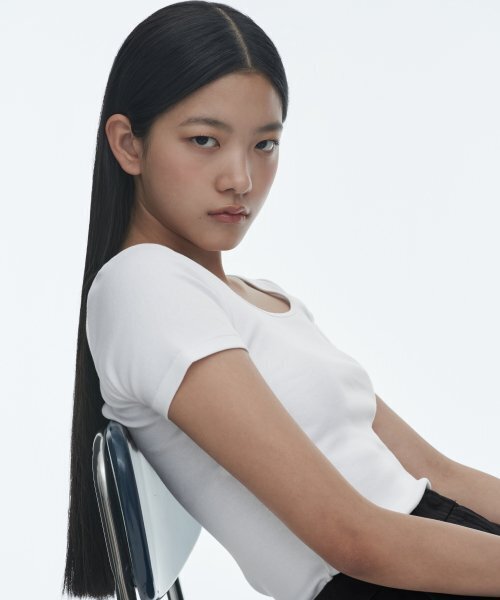 MUSINSA STANDARD WOMAN（ムシンサスタンダードウーマン）の「ウィメンズコットンワイドバミューダショーツ[ブラック]（その他パンツ・レディース・その他・30/24/25/26/27/28/29）」の4枚目の写真