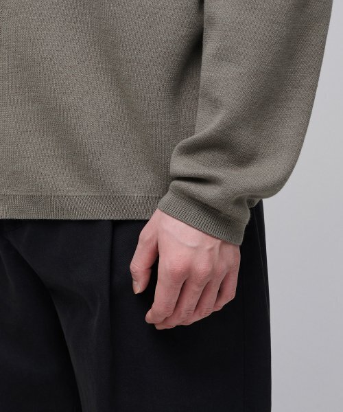 MUSINSA STANDARD（ムシンサスタンダード）の「ミニマルカーディガン [ダスティベージュ]（カーディガン/ボレロ・メンズ・その他・SMALL/MEDIUM/LARGE/X-LARGE/XX-LARGE）」の3枚目の写真