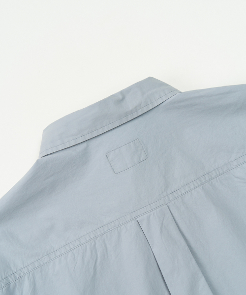 TOFFEE(トフィー)の「ポケットクロップシャツ (ブルー)(シャツ/ブラウス・メンズ・その他・MEDIUM/LARGE/X-LARGE)」の3枚目の写真